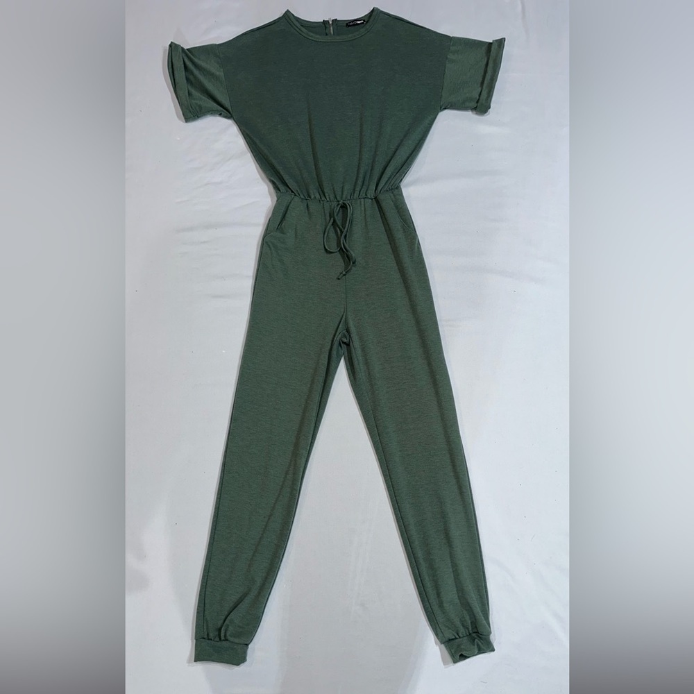 Fashion Nova Green Relaxed Jumpsuit